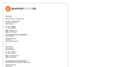 Desktop Screenshot of gewinneronline.de